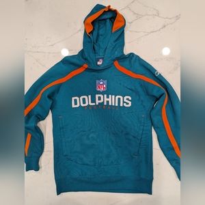 Miami Dolphins Embroidered Reebok Hoodie